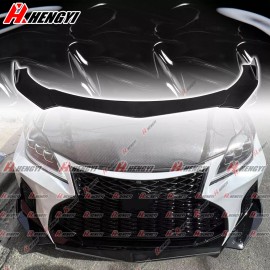 Unbranded V-Style Gloss Black Front Bumper Lip For 2021-2022 Lexus IS300 IS350 IS500