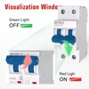 APIELE Miniature Circuit Breakers 1000V DC, 20Amp 2Pole Circuit Breaker