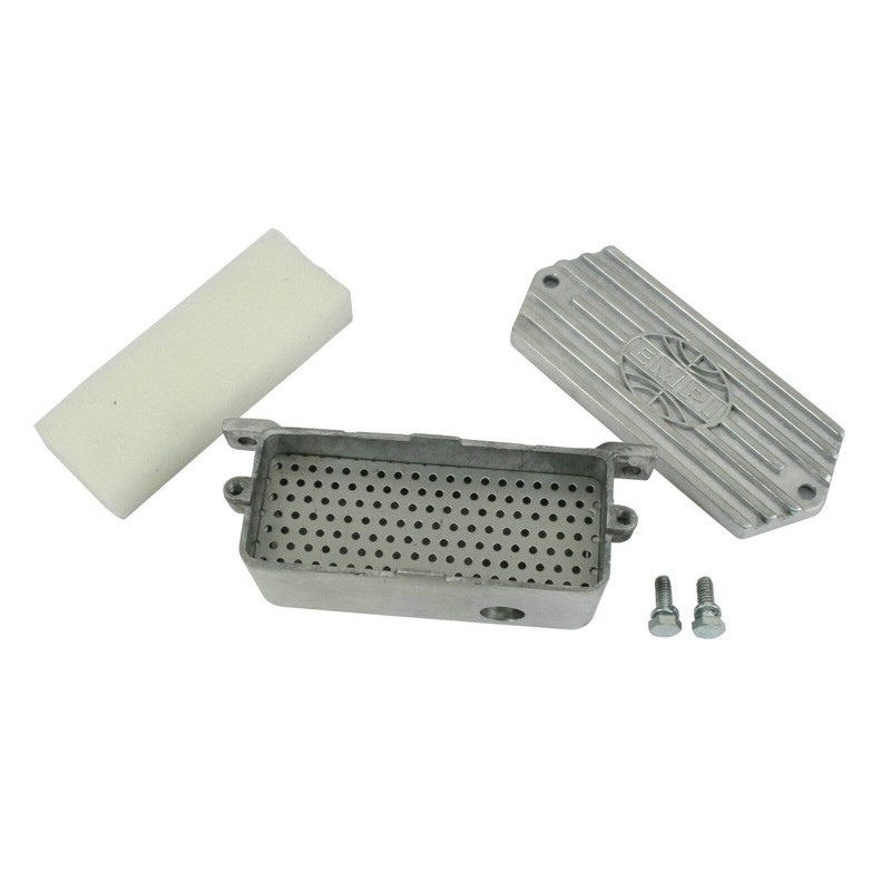 Cast Aluminum Breather System, with Valve Cover Vents, Compatible with