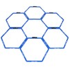 Capelli Sport Hexagonal Speed Rings, Interlocking Hex Agility Ladder Rings
