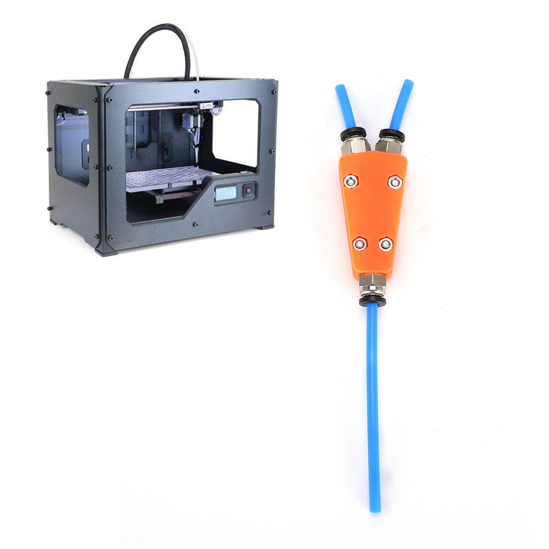 2 In 1 Out Pneumatic Connector Module 3D Printer Accessories
