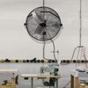 Simple Deluxe 24 Inch Industrial Wall Mount Fan, 3 Speed