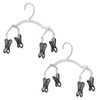 Daiya 058150 FlaDRY Hanger, Firm Pants Hanger, Laundry Hanger, Open