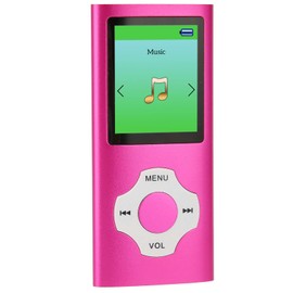64G MP3 Player, 1.8 Inch Music Player, LCD Screen, Recording FM Radio, Portable MP3 Player for Kids Students