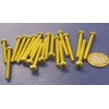 Brass Pan Head Phillips Machine Screws, FT, 10-24 Thread Size