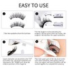TEIHWAL 4 Pairs Magnetic Eyelashes with Applicator Reusable Magnetic Eyelashes