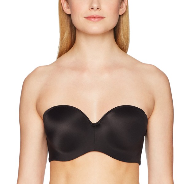 Bali Modern Multi-Way Strapless SmoothTec Foam Underwire Bra, Black, 40DD
