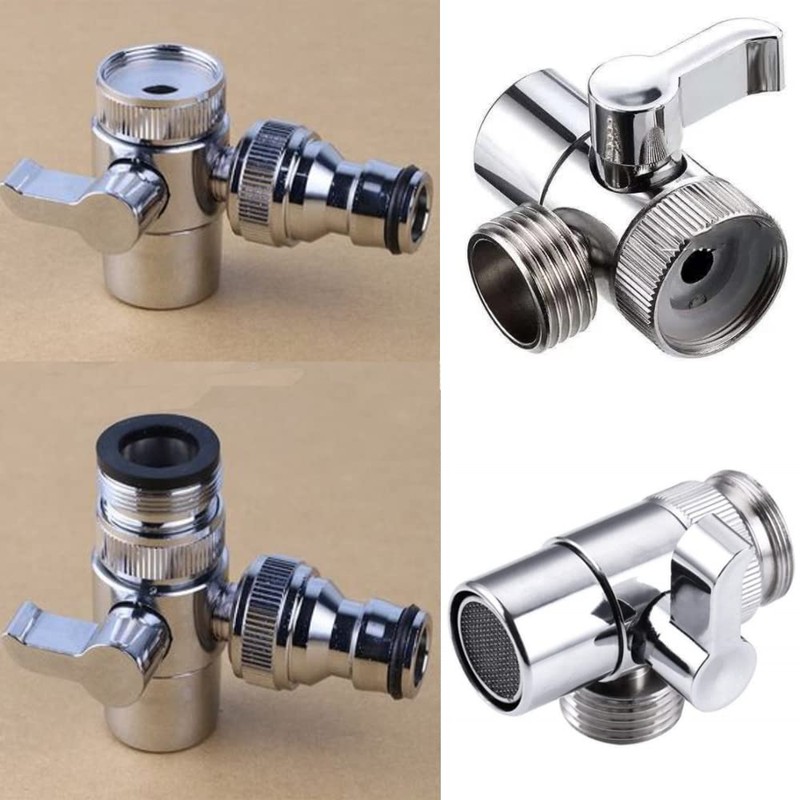 Faucet Valve Diverter Adapter Switch Faucet Adapter Sink Valve Adapter