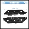 Hihaha 1 Pair Front Left and Right Bumper Bracket for
