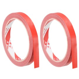 PATIKIL Table Tennis Side Tape, 2 Pack Ping Pong Edge Tape Protect the Edges of Rubber & Blade Available in 20 Rackets(10m) for Table Tennis Paddles, Red (12mm Wide)