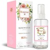 Rosense Glass Bottle Rosewater Hydrating Facial Toner/Rose Water Face Mist 3.4 Oz