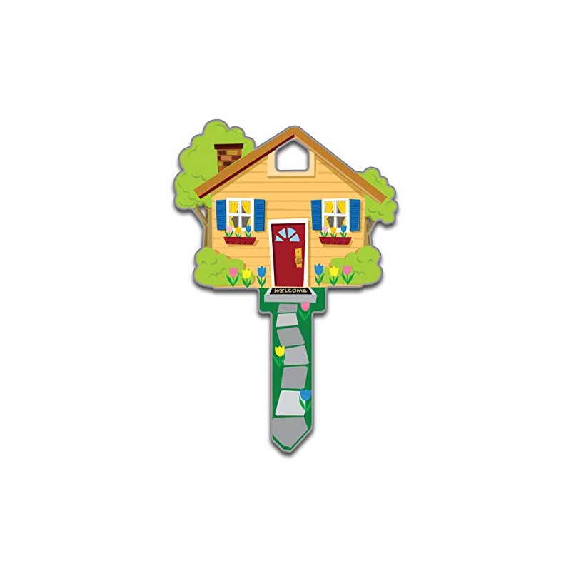 Lucky Line Key Shapes, Home, House Key Blank, LW, 1