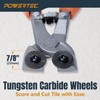 POWERTEC Wheeled Tile Nippers for Glass, Ceramic, Porcelain, and Mosaic