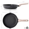 Kordisen Nonstick Frying Pan, 12.5 Inch Large Skillet, Granite Cooking