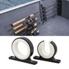 2 Pcs Fishing Rod Holder Horizontal Vertical Aluminium Boat Mounted