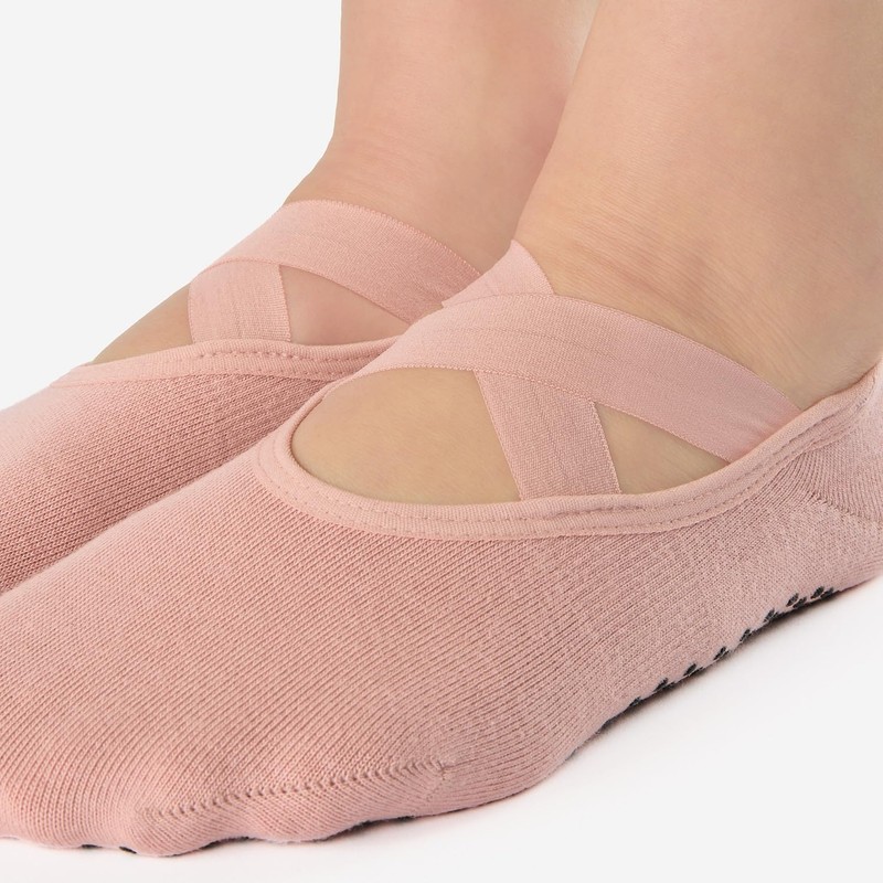 SHASHI Cross Strap Ballet Socks for Women – Stylish, Full-Coverage,