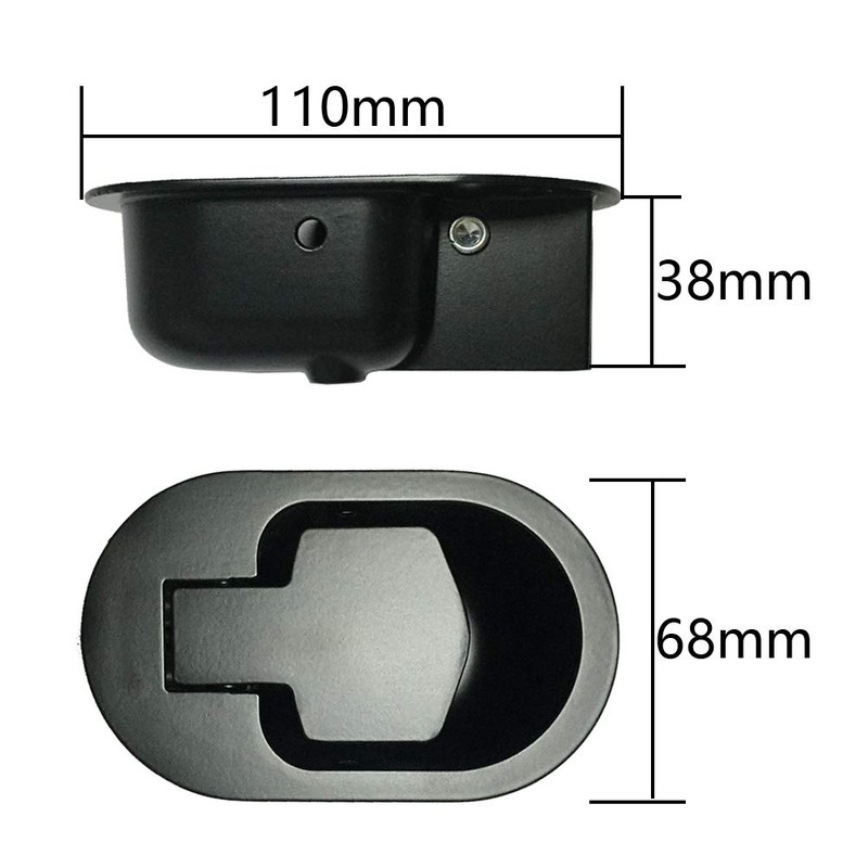 NA Aluminum Metal Pull Recliner Handle Reliable and Sturdy Recliner