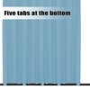 Easy-Going Outdoor Curtains Waterproof Windproof Weatherproof Curtain for Patio, Cabana,