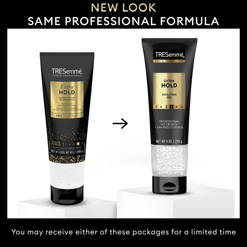 TRESemmé Hair Gel, Sculpting, Extra Hold, 3-Pack + Keratin Repair