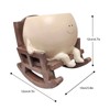 Rocking Chair Flower Pot Resin Patio Decorative Succulent Planter Garden