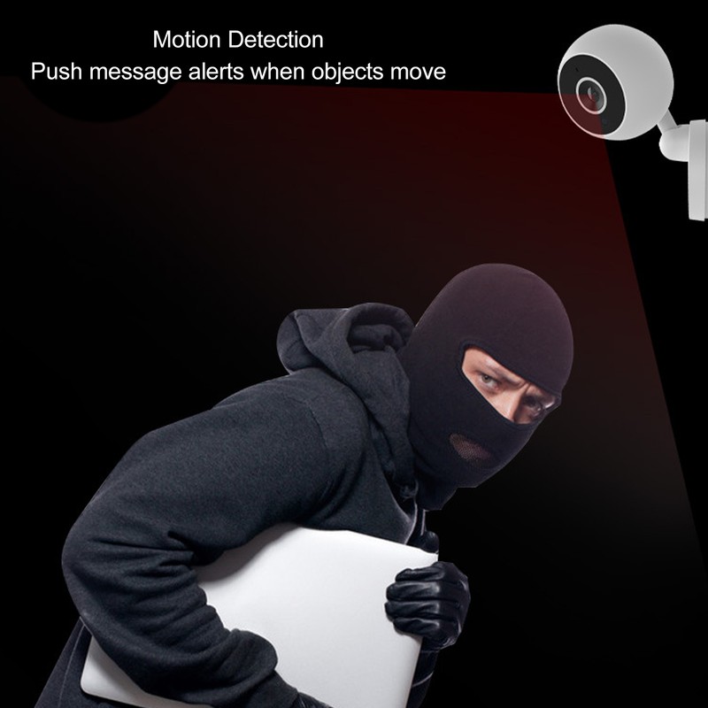 Wireless Home Security Camera WiFi Connection 360 Degree Rotation Infrared