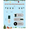 C9 Christmas Lights Outdoor 25FT - Commercial Grade LED String