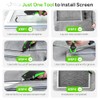 King&Charles Versatile Screen Roller Tool, 3 in 1 Screen Spline/Repair