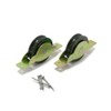 High Logic 17363 Nylon Door Wheel 1.4 inches (36 mm) Round (2 Pieces)