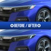 Amber Delete Headlight Tint Compatible with 2018-2022 Honda Accord