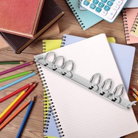 ARTIBETTER Binder Hardware, Loose Leaf A6, Binder Ring, 6 Hole Rings, Screw Type, Screws, 5 Pieces, For System, Notebook, Diary, Document Storage, Document Organization, Office, Stationery