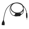 Komine KK-211-1 QC3.0 USB Power Supply for Motorcycles S Black