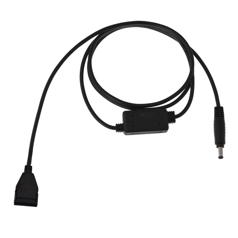 Komine KK-211-1 QC3.0 USB Power Supply for Motorcycles S Black