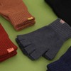UNDERCONTROL Fingerless Knitted Typing Gloves Texting Unisex Half Short Stretchy
