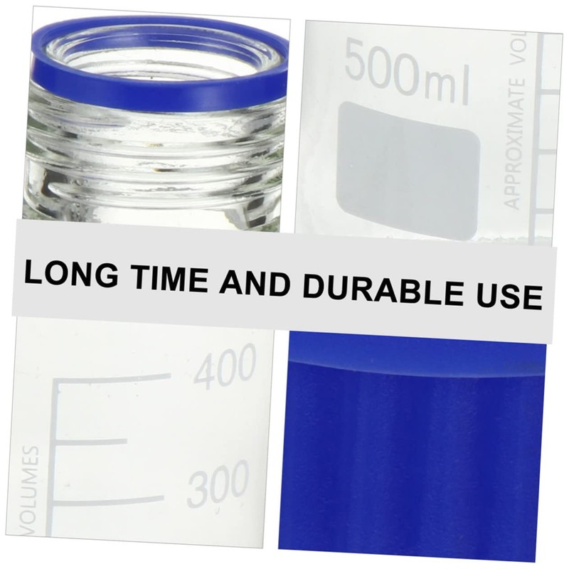 ABOOFAN 2pcs Reagent Bottles with Calibration Sample Sealing Containers Chemistry