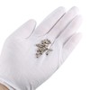 sourcing map 0.4mmx3x12mm 304 Stainless Steel Dual Hook Small Tension