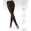 MeMoi Women's Plush Lined Cozy Warm Winter Opaque Tights Chocolate