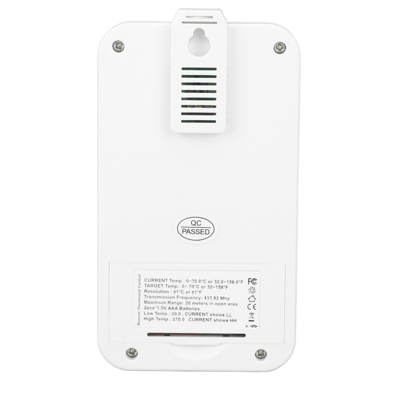 Wireless Plug in Thermostat LCD Remote Control Digital Display Temperature