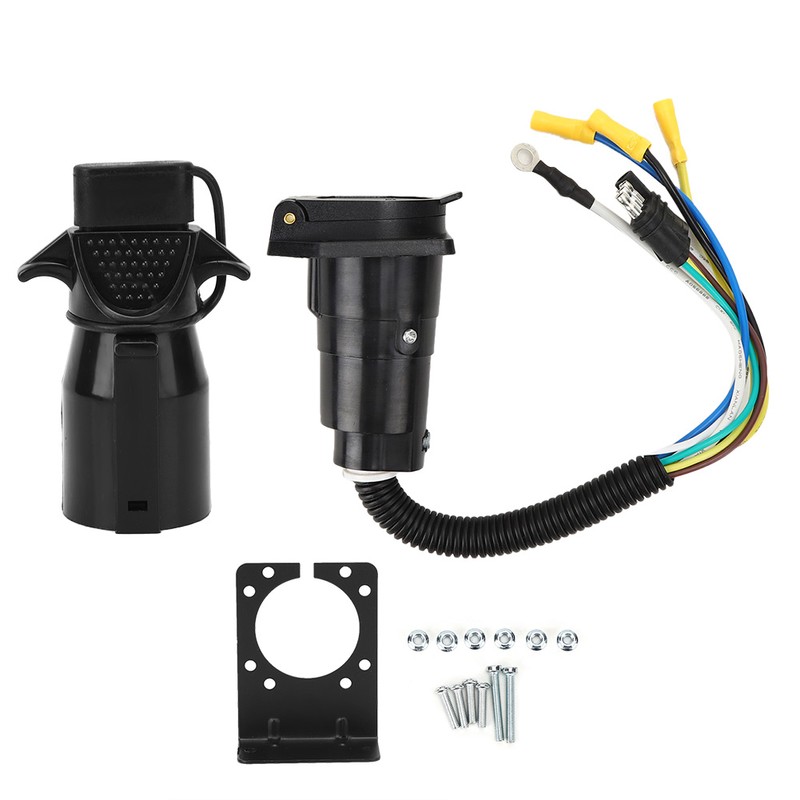12V Trailer RV Connector 7 Way to 4 Way Hitch