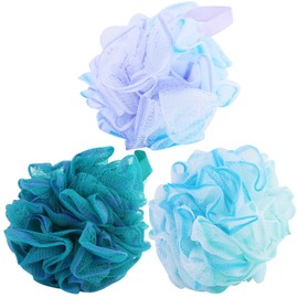 Pack of 3 bath sponge, shower sponge, loofah sponge, exfoliating sponge, bath brush, shower sponge body, shower sponge