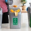 Pack of 2 Food Waste Only Sticker Waterproof (100 x