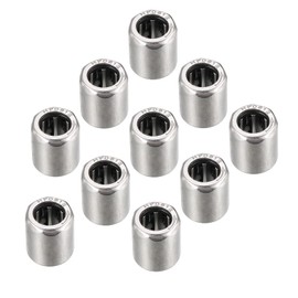 Kozelo 10 Pcs HF0612 Needle Roller Bearings [6mm ID x 10mm OD x 12mm Width] One Way for Agricultural Equipment with Steel Cage