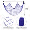 ZUEXT Dark Blue Decorative Fishing Net 80x40 Inch, 2PCS Picture