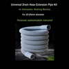 GSHUR 1.5m Universal Drain Hose Extension Pipe Kit, Replacement Drain