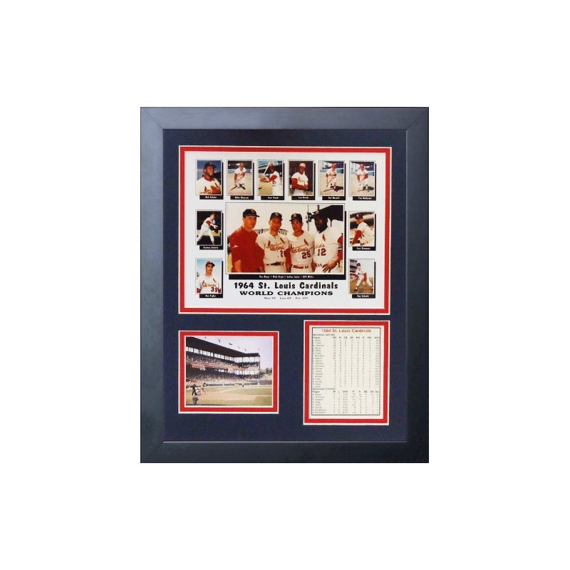 Legends Never Die 1964 St. Louis Cardinals Framed Photo Collage,