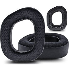 DIMOST HS80 Ear Pads Compatible with HS80 Headset I Thicker Enhanced Memory Foam - More Breathable PU/Mesh