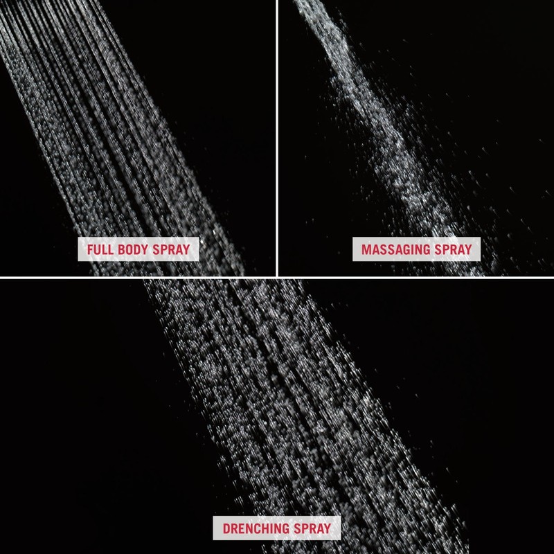 Delta Faucet 3-Spray Touch-Clean Shower Head, Chrome RP34355