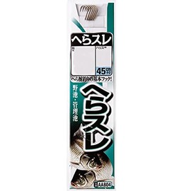 ささめ針(Sasame) AA804 へらスレ 茶 糸付 4号-0.8