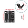 bociloy 43mmx36mm Adjustable Torque Position Control Hinges, Adjustable Plastic Cabinet