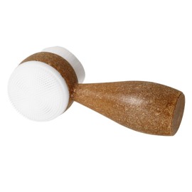 BIUDECO Facial Brush with Soft Coconut Bristles Dual Sided Exfoliating Face Scrubber for Deep Cleansing Gentle Skin for Home Use Travel