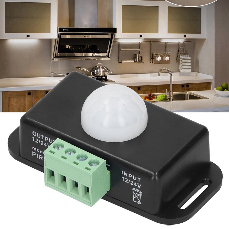 2Pcs Infrared Sensor Human Body Motion Detect Wardrobe LED Light